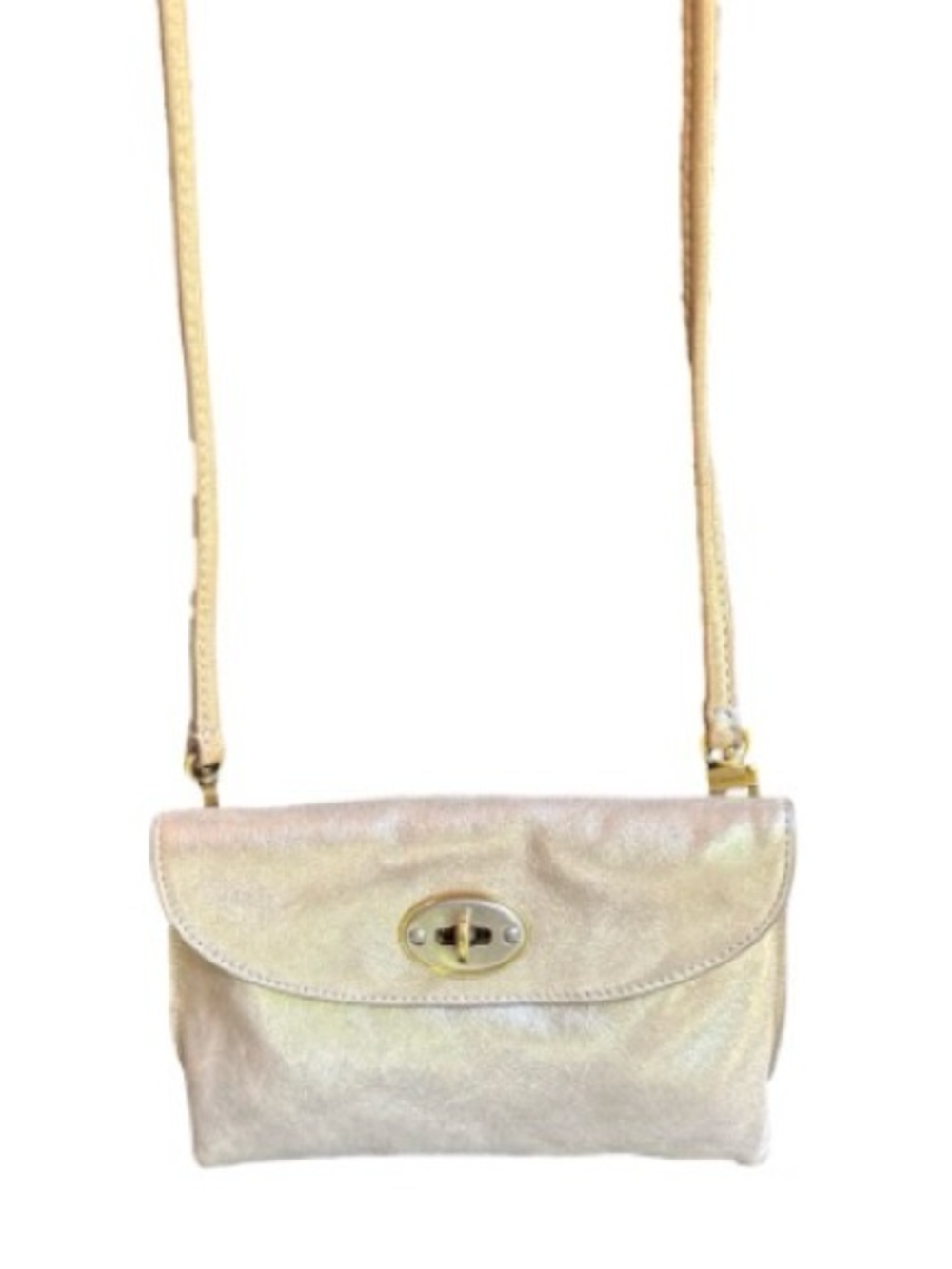 Fossil Gold metallic Crossbody Bag